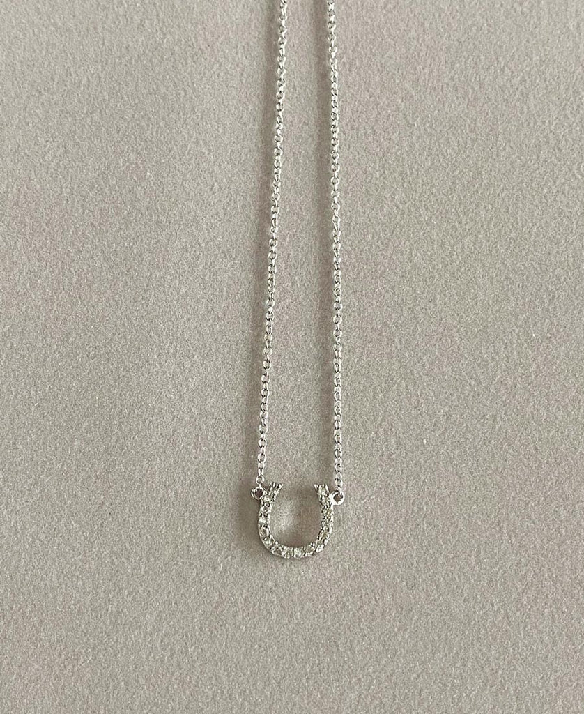 Silver Horseshoe Necklace