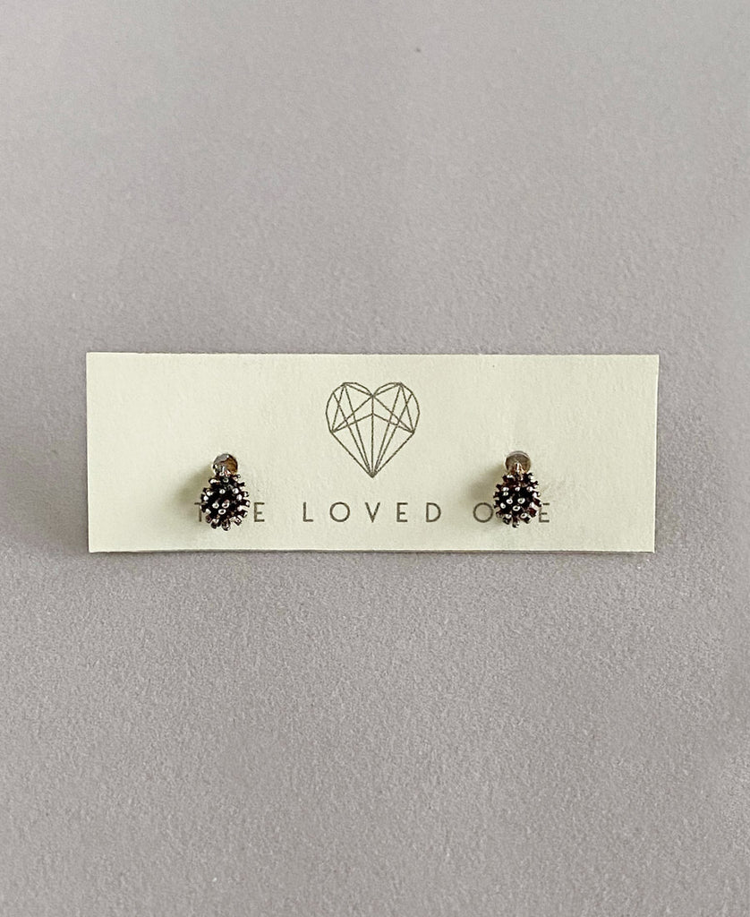 Silver Pine Cone Earrings