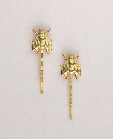 Pair of Bees Bobby Pins